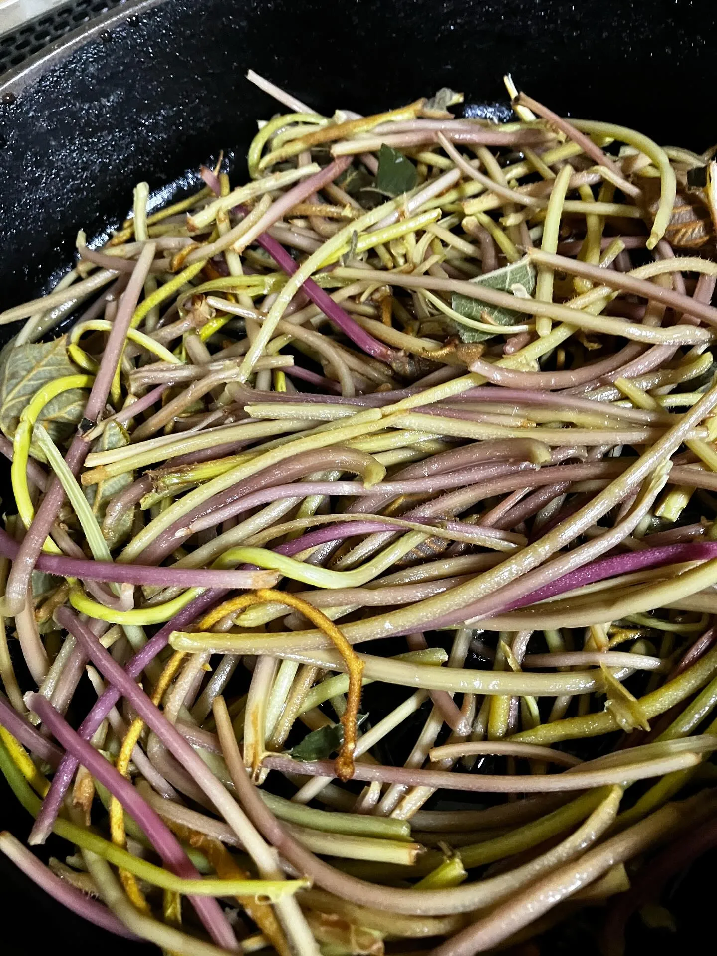 キウィの葉の料理（続き）🥝✨